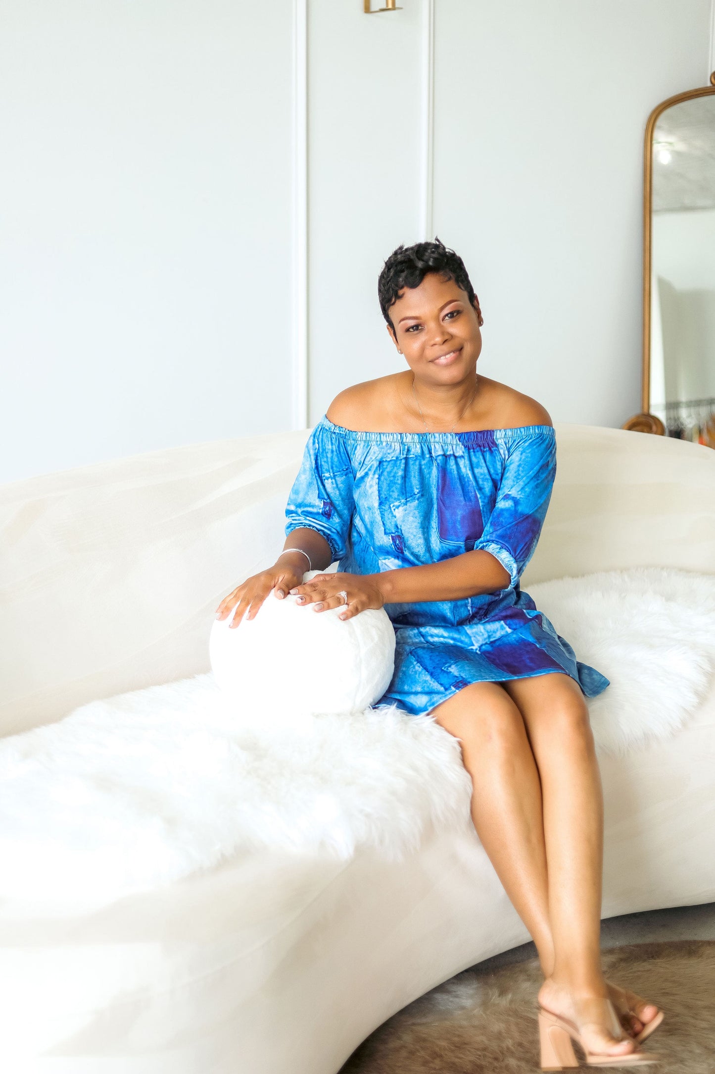 Denim Sky Dress from Skylar and Company Boutique in USA