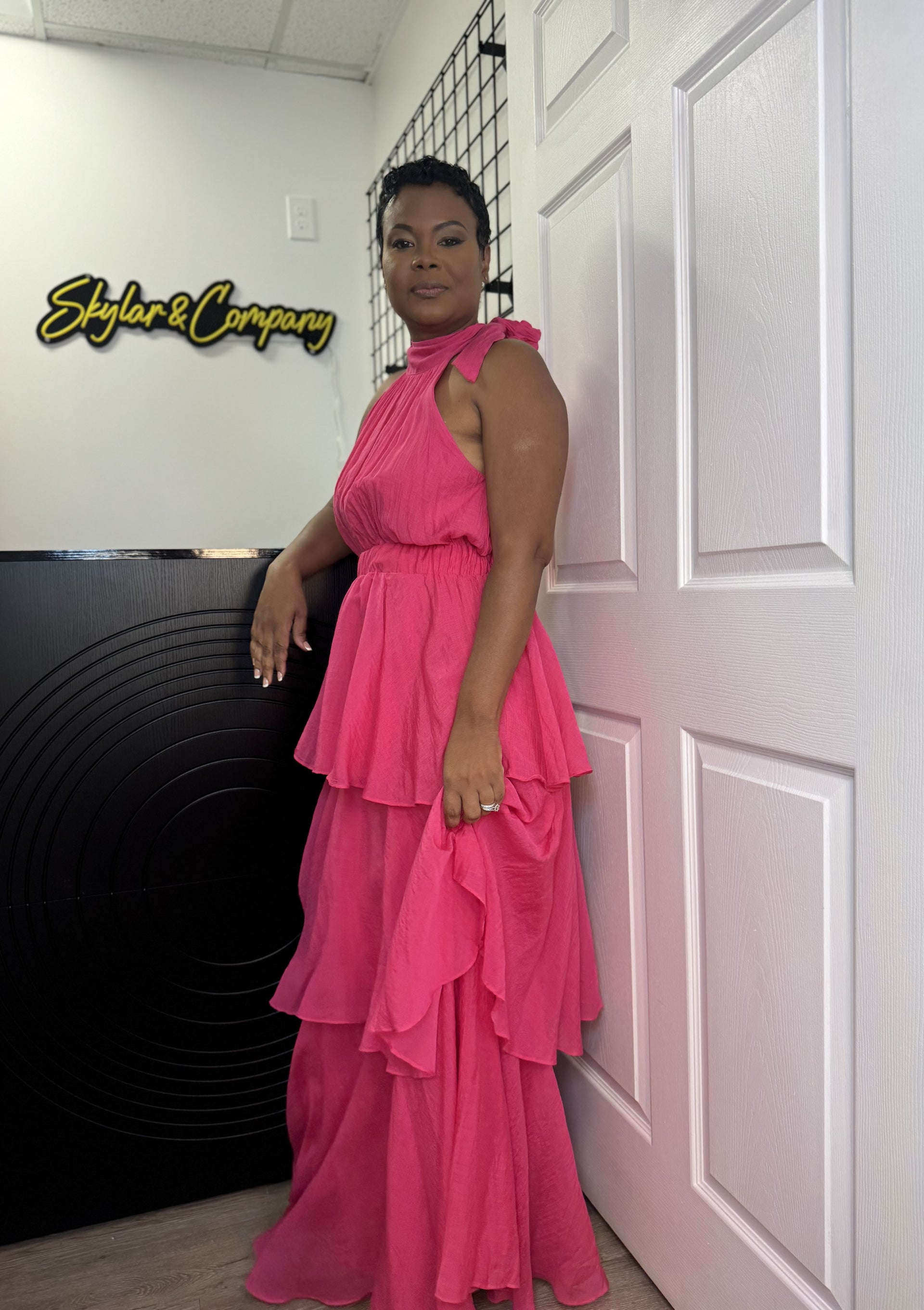Pink Natural Beauty Maxi Dress – Skylar & Company Boutique