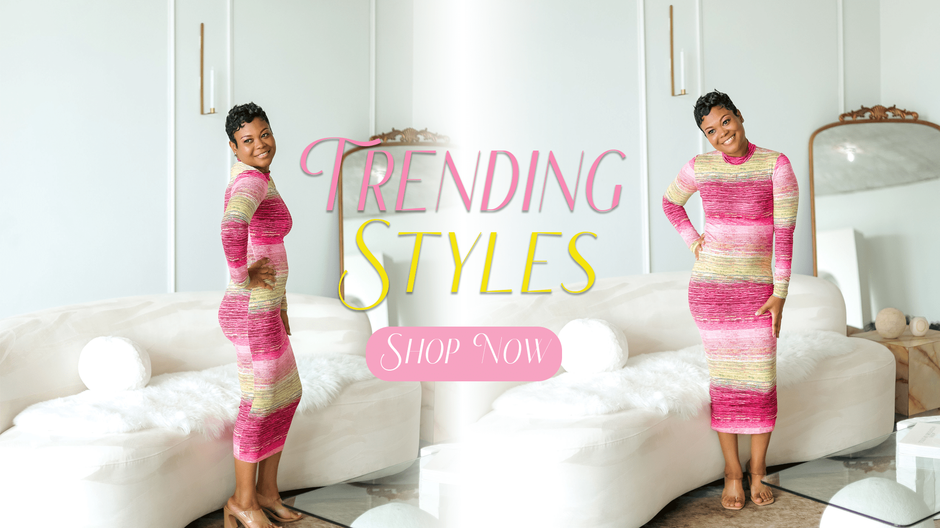 trending styles website banner